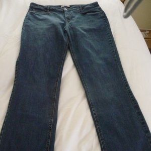 J JILL DENIM SMOOTH FIT STRAIGHT LEG JEANS – SIZE 16